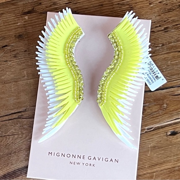 🌺🎉HP🎉🌺 NWT Mignonne Gavigan Madeline Earrings Yellow Multi